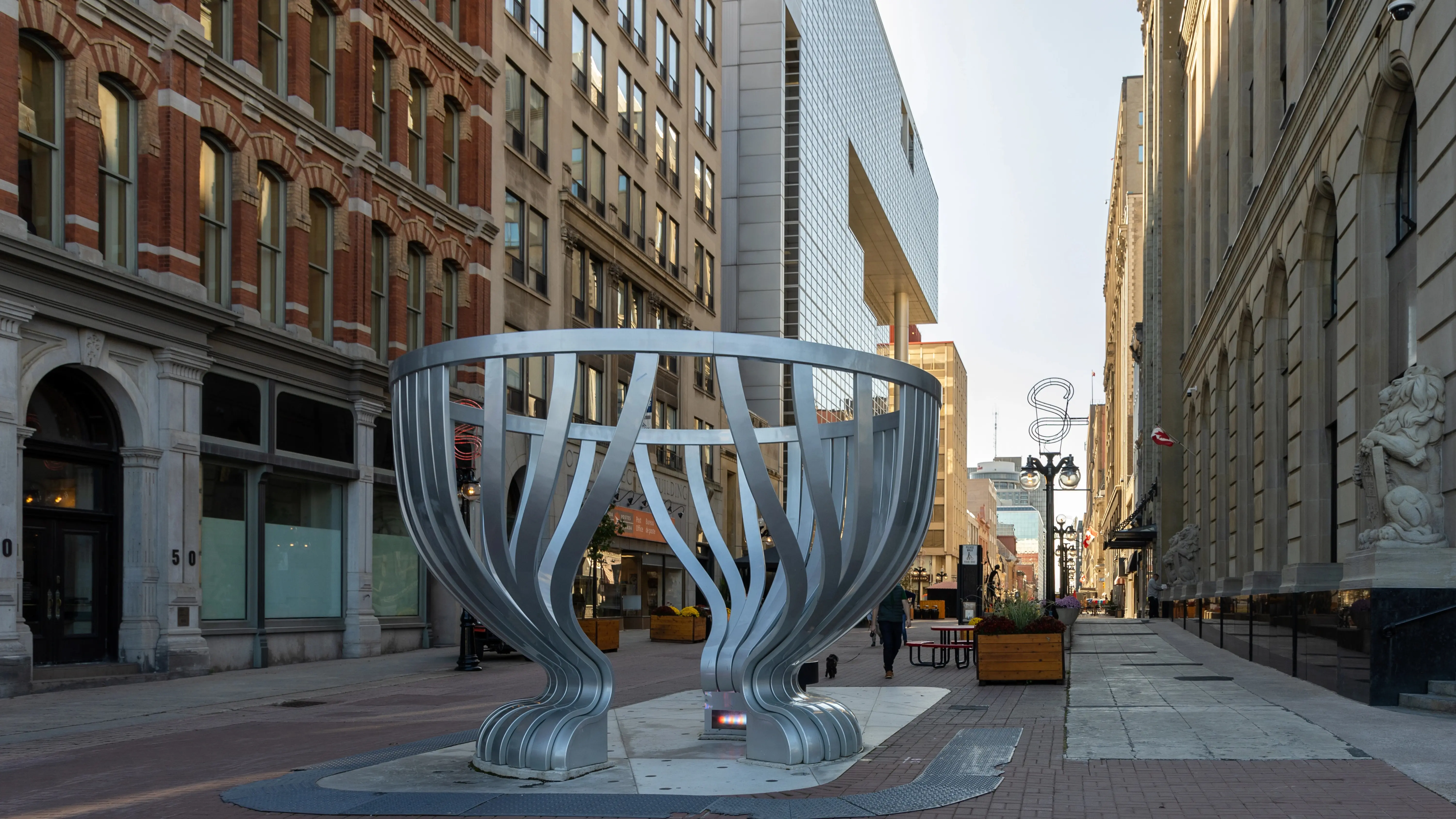 Lord Stanley's Gift Monument on the streets of Central West Ottawa
